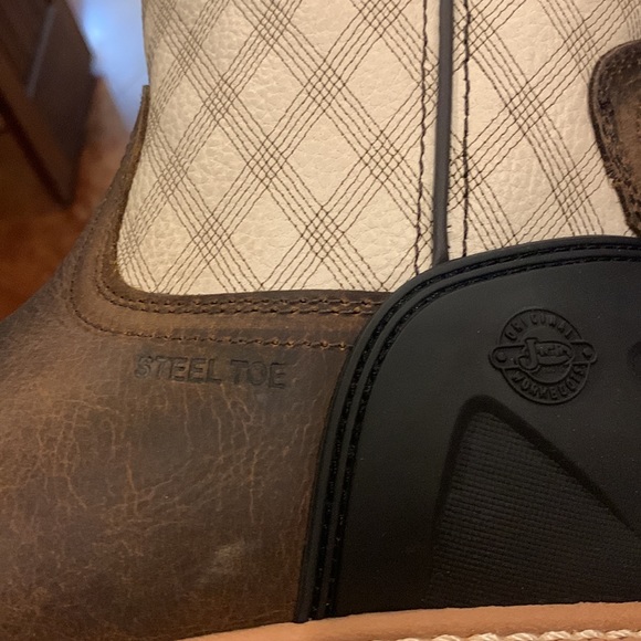 Justin Steel toe work boots - Picture 7 of 8